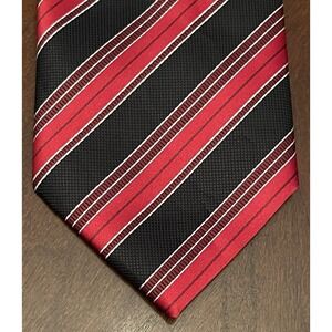 Chereskin Red Black Hand Made 100% Polyester Men’s Neck Tie Made In China
